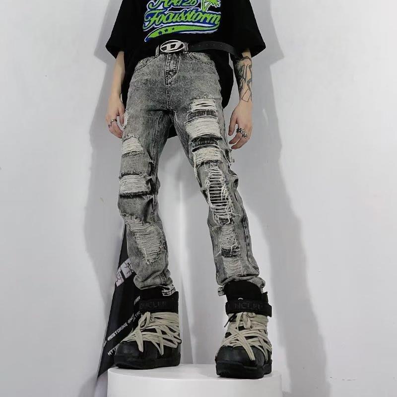 Herrenjeans mit mittlerer Taille