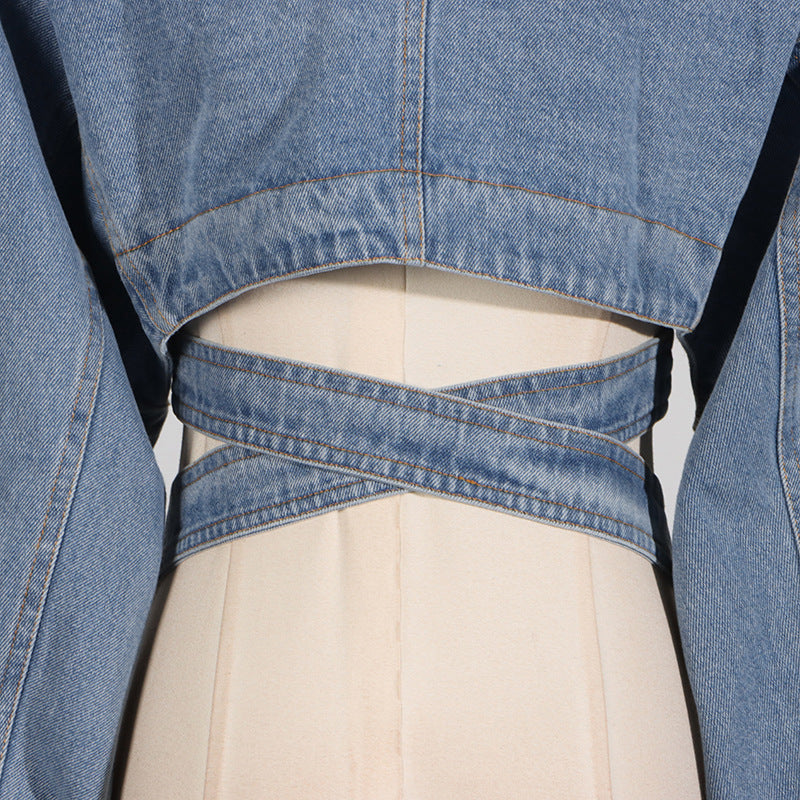 Kurze Jeansjacke