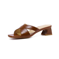 Sandalias de tacón de bloque