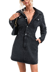 Hose mit weitem Bein und hoher Taille