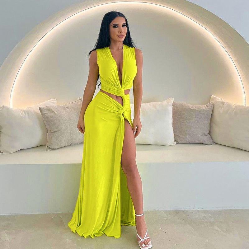 Seit ich dich getroffen habe Maxikleid