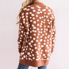Cárdigan de punto suave Coyote Hills - Camel - VENTA FINAL