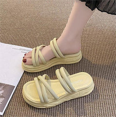 Espadrilles mit Plateausohle