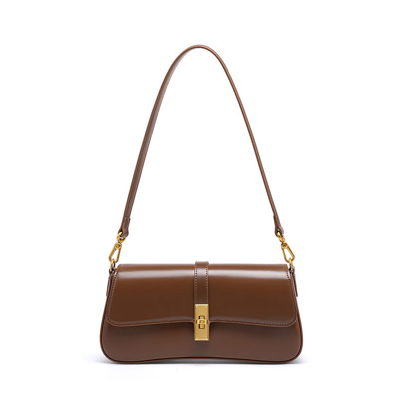 Vintage Design Pflanzlich gegerbte Tasche Schulter Umhängetasche