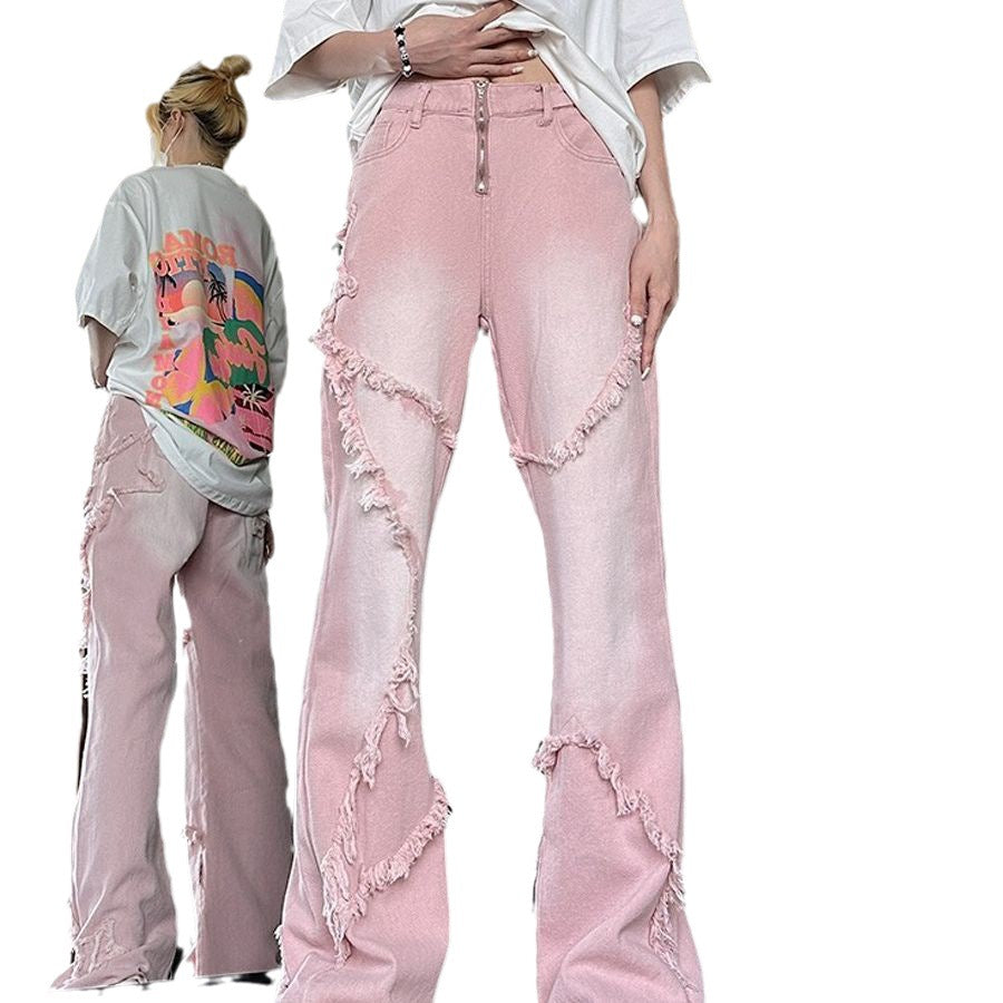 Jeans im Distressed-Look „Coral Reef“