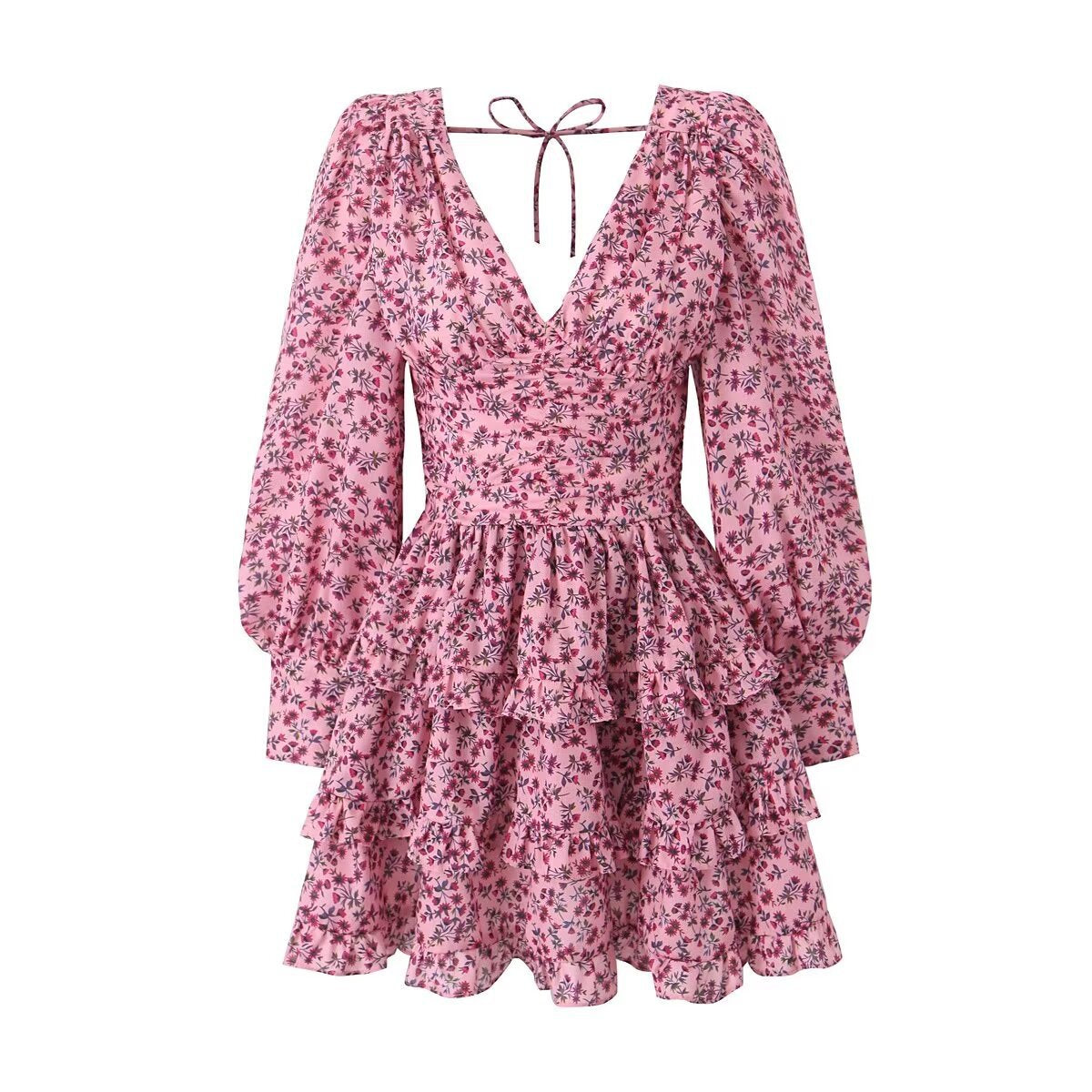 Maliyah Floral Smocked Ruched Mini Skirt Ins Street