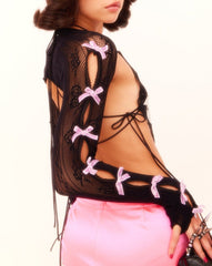 Sour Grunge Ribbon Handschuhe