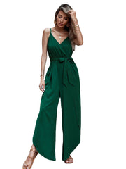 Rückenfreier wunderschöner Vintage Wickel-Jumpsuit