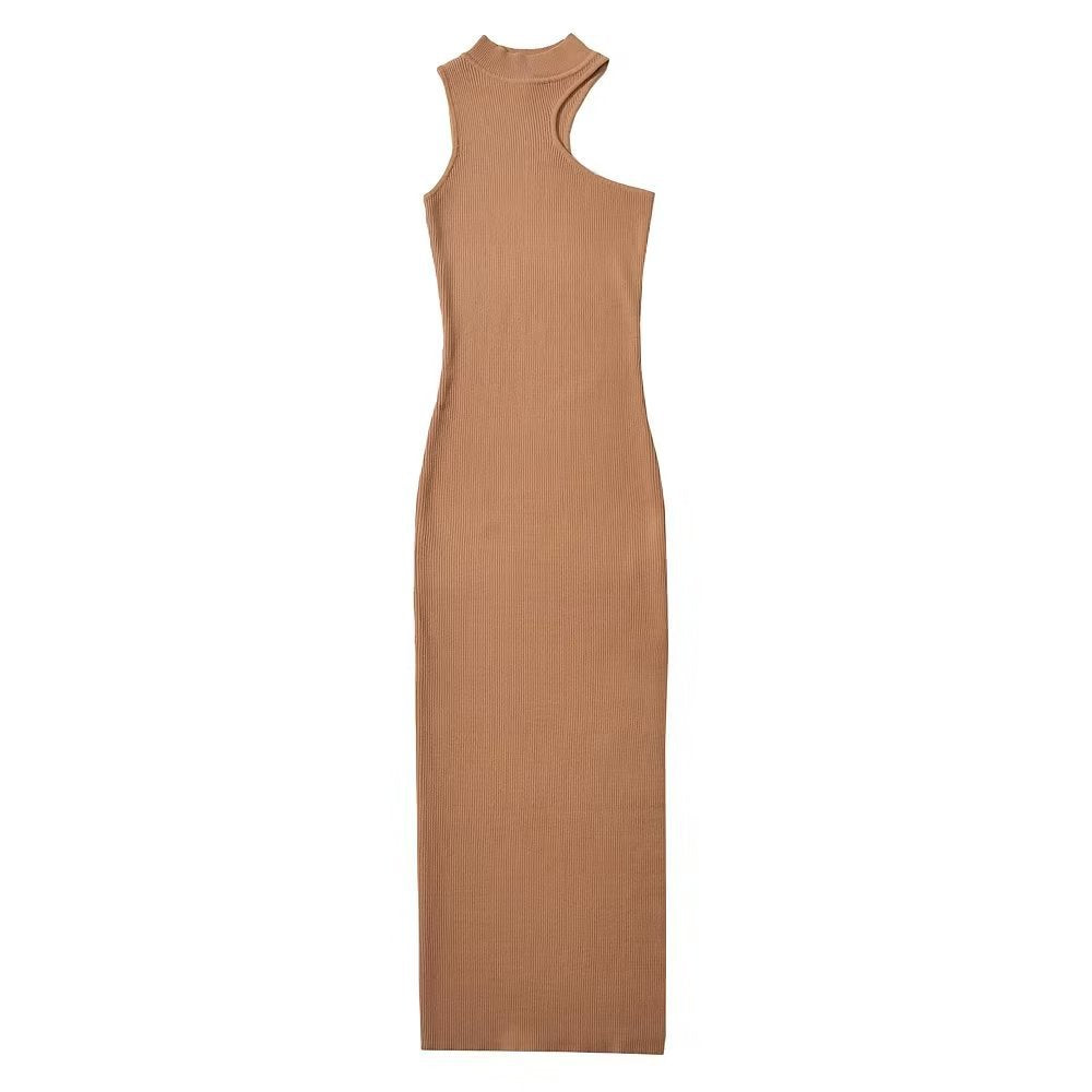 Tacha Neckholder-Midikleid aus Baumwolle mit Rüschen - Weiß