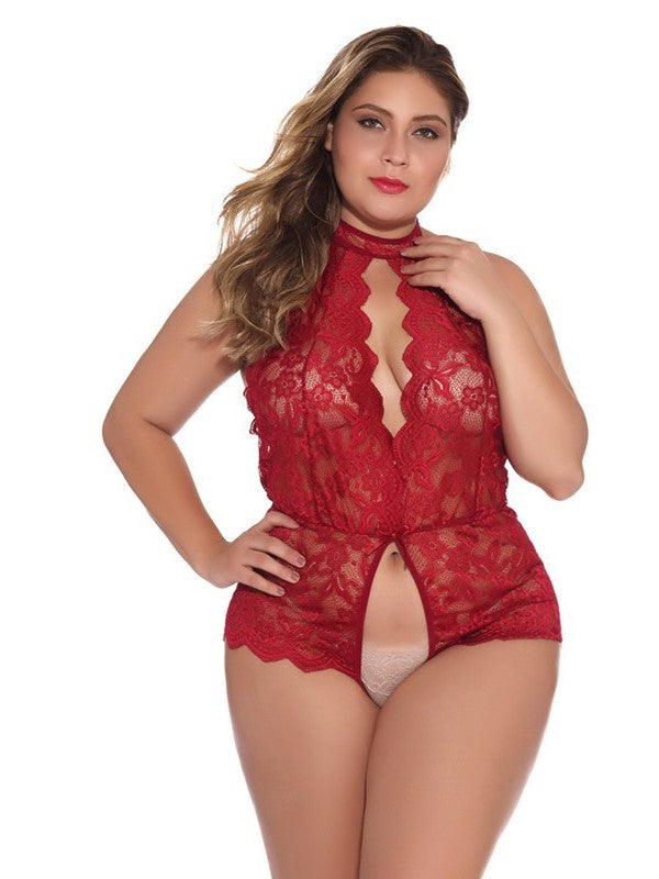 Jacquard-Bodysuit mit Weste