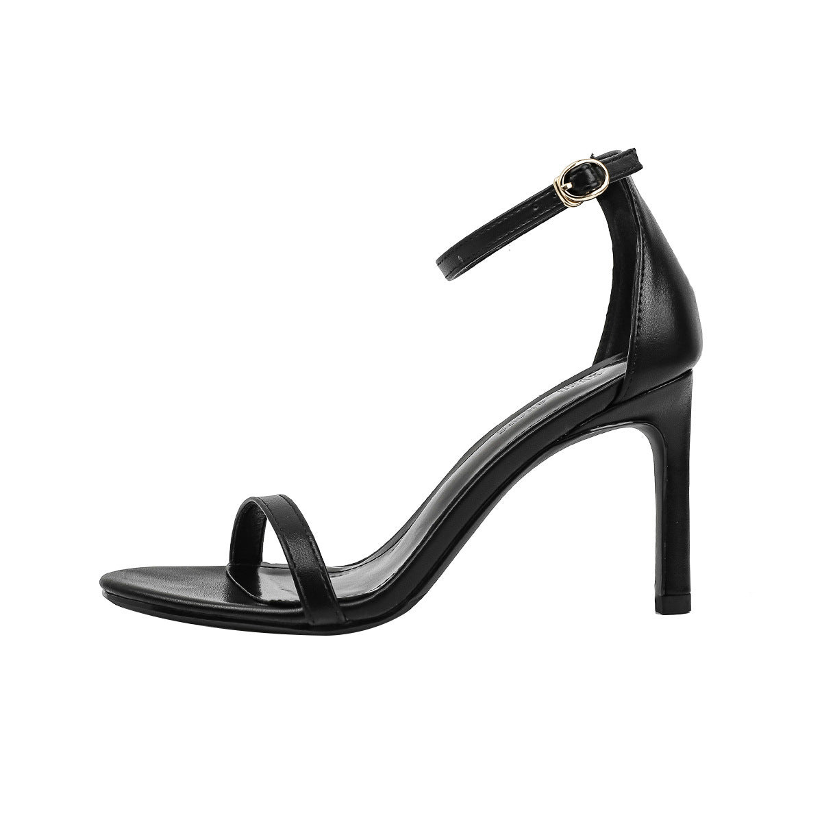 Damen Sommer Schwarz Streifen Stiletto Niche Fairy Heels