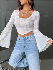 Midadurn Kurzer Langarm-Bolero