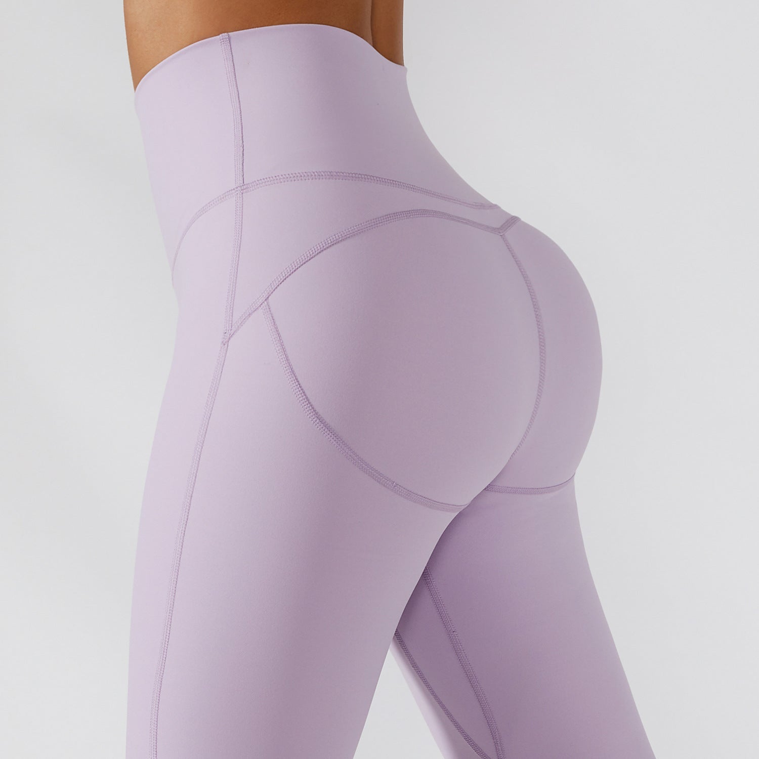 Empowerment Leggings mit Reißverschluss vorne und hoher Taille