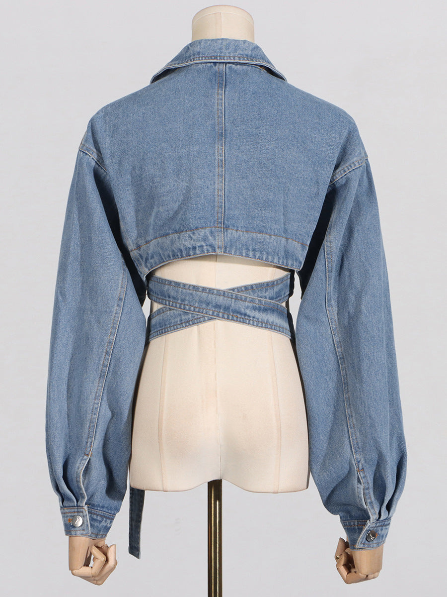 Kurze Jeansjacke