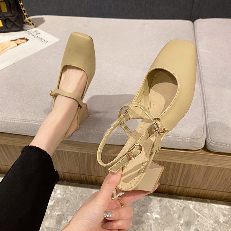Damen-Oberbekleidung Mary Jane Slingback Heels