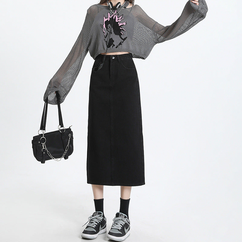 Alco Geneve Maxi-Jeansrock