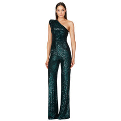 One Shoulder Jumpsuit