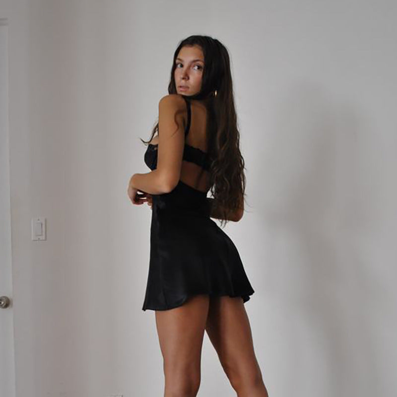 Tali – Figurbetontes Bustier-Minikleid mit Spitzenkörbchen