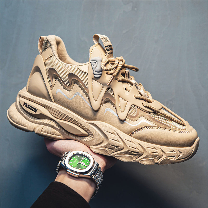 Herrenschuhe im koreanischen Stil, trendige Daddy-Sportschuhe