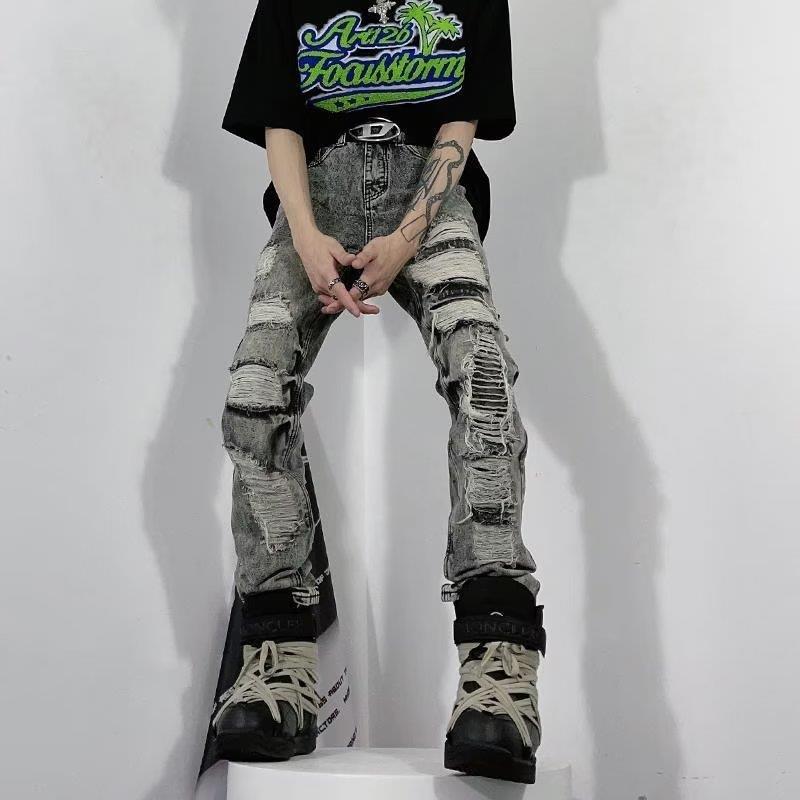 Herrenjeans mit mittlerer Taille