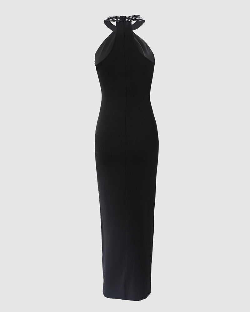 Vestido halter Indiana Elemental