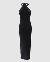 Vestido halter Indiana Elemental