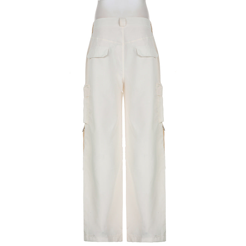 Verwaschene Vintage Baggy Cargo Jeans
