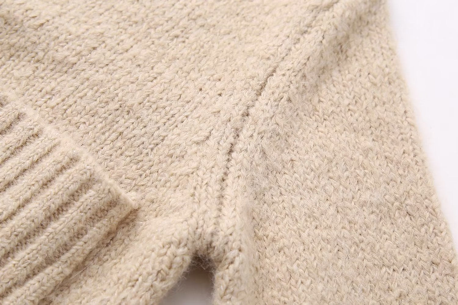 Stone – Kurzer Cardigan aus Baumwollmischung mit Taschen - Anthrazit