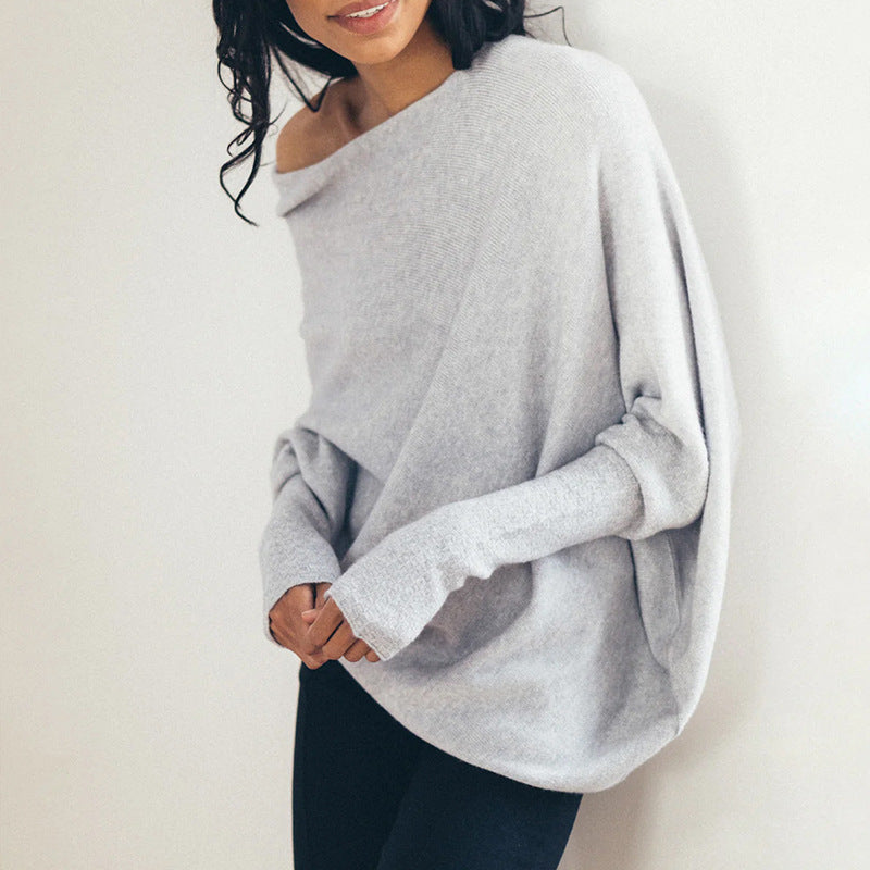 All That Ribbed Cashmere Blend Sweater - Heather Grey - FINAL SALE