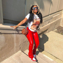 Tulum Baumwoll-T-Shirt mit Grafik