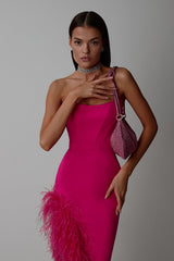 Makena – Formelles Kleid mit hohem Schlitz