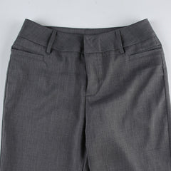 Pantalones elásticos de estilo profesional 