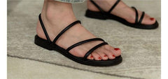 Slingback-Plateau-Sandalen