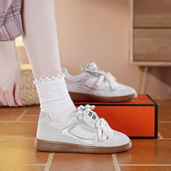Lässiger Sneaker mit Stern-Leoparden-Print