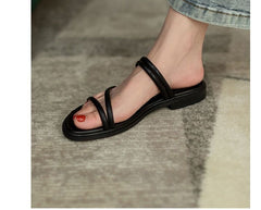 Slingback-Plateau-Sandalen