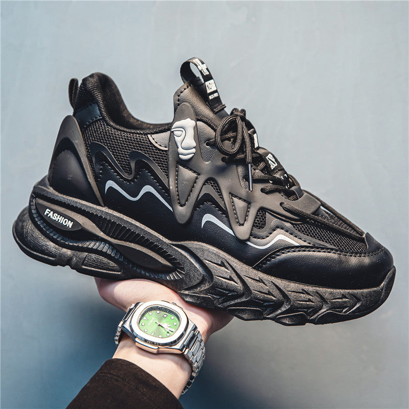 Herrenschuhe im koreanischen Stil, trendige Daddy-Sportschuhe
