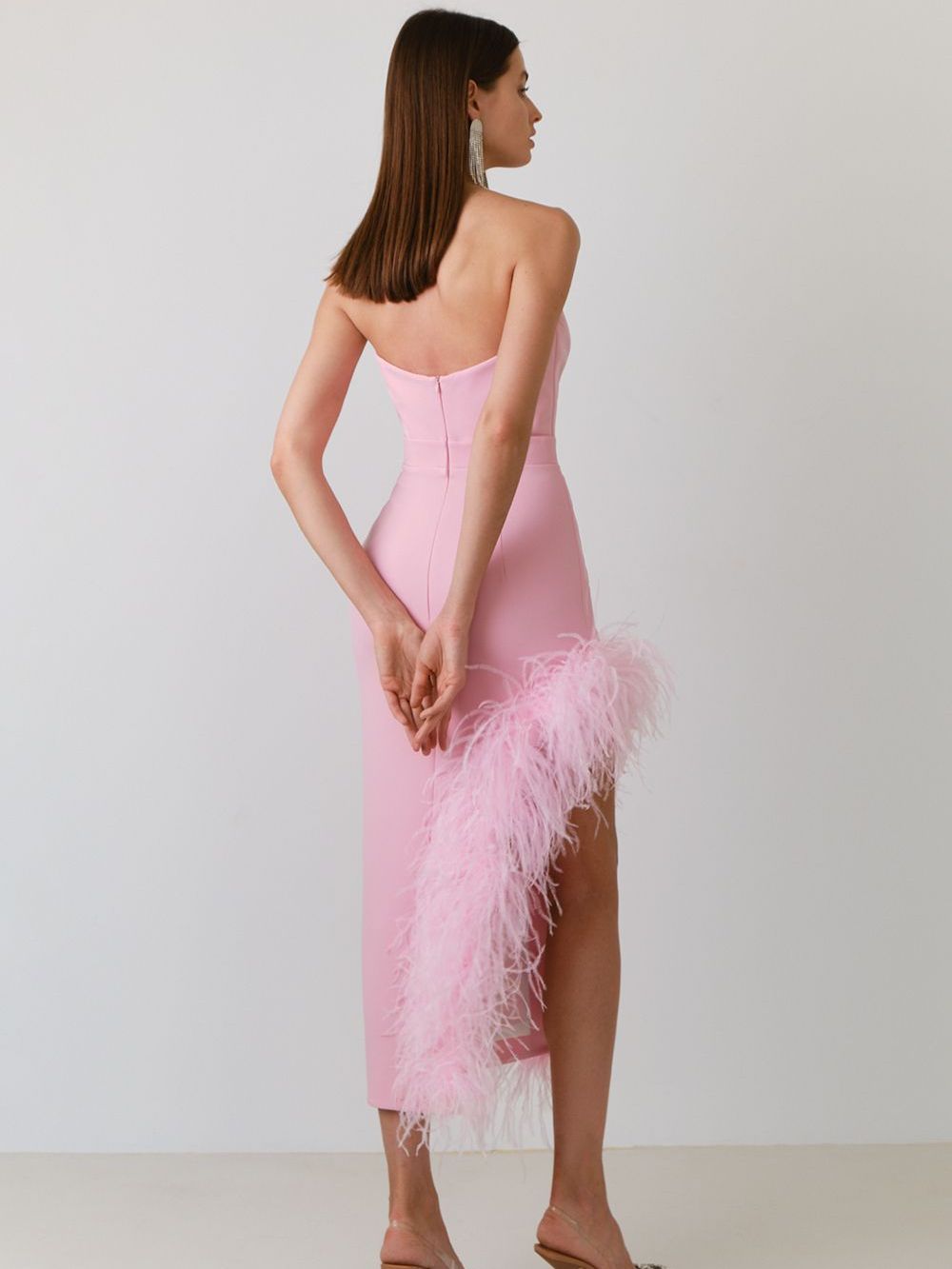 Makena – Formelles Kleid mit hohem Schlitz