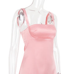 VESTIDO VINTAGE CREMA MINI - Rosa