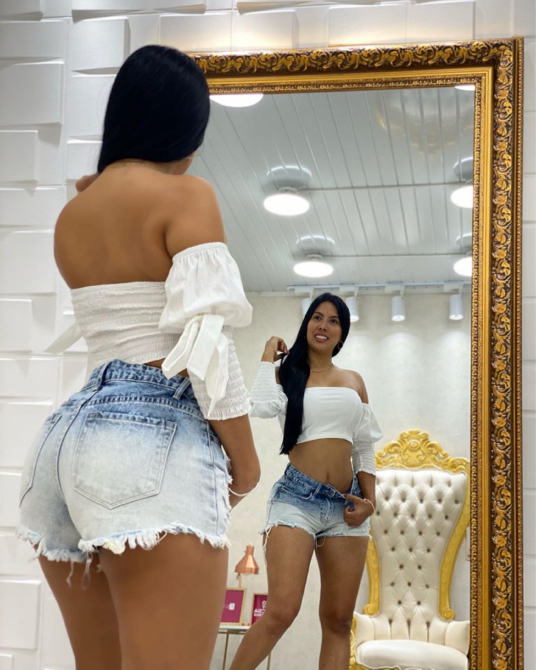 Shorts vaqueros Too Proud To Beg - Lavado azul claro