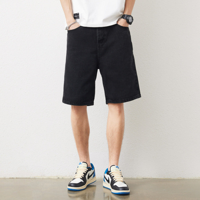 Lockere Jeansshorts für Herren
