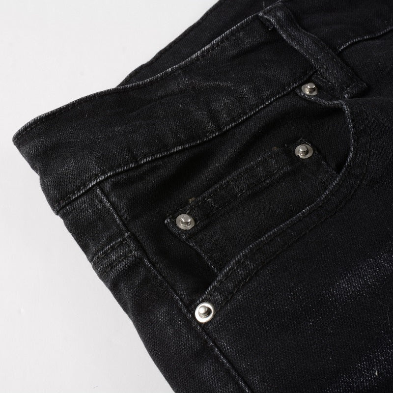 Stylische Skinny Jeans im Used-Look für Herren