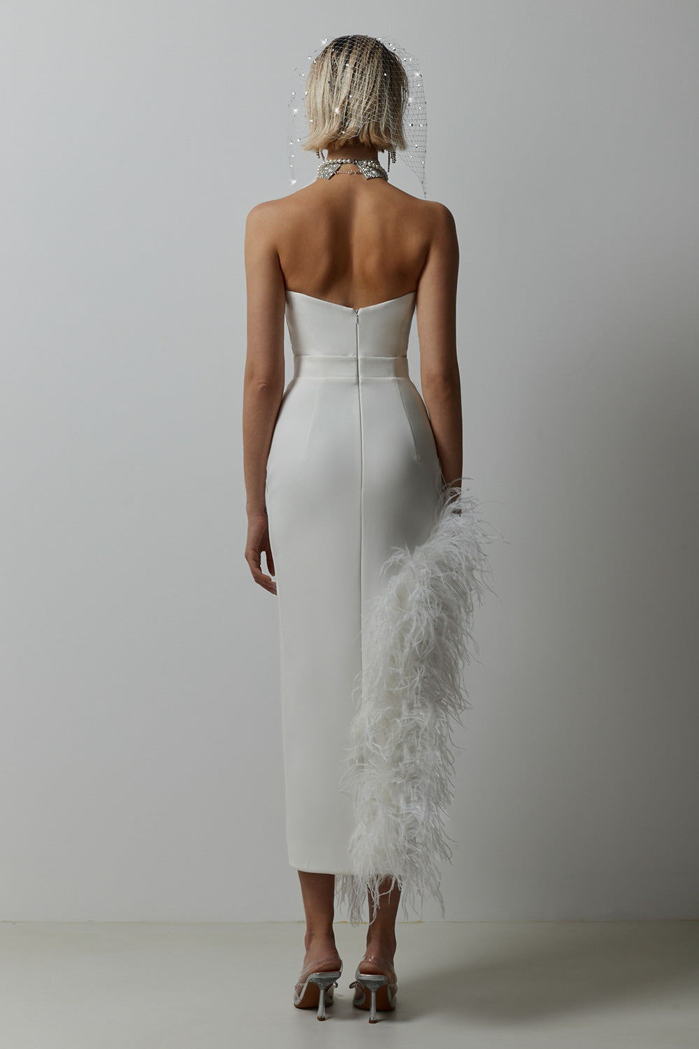 Makena – Formelles Kleid mit hohem Schlitz