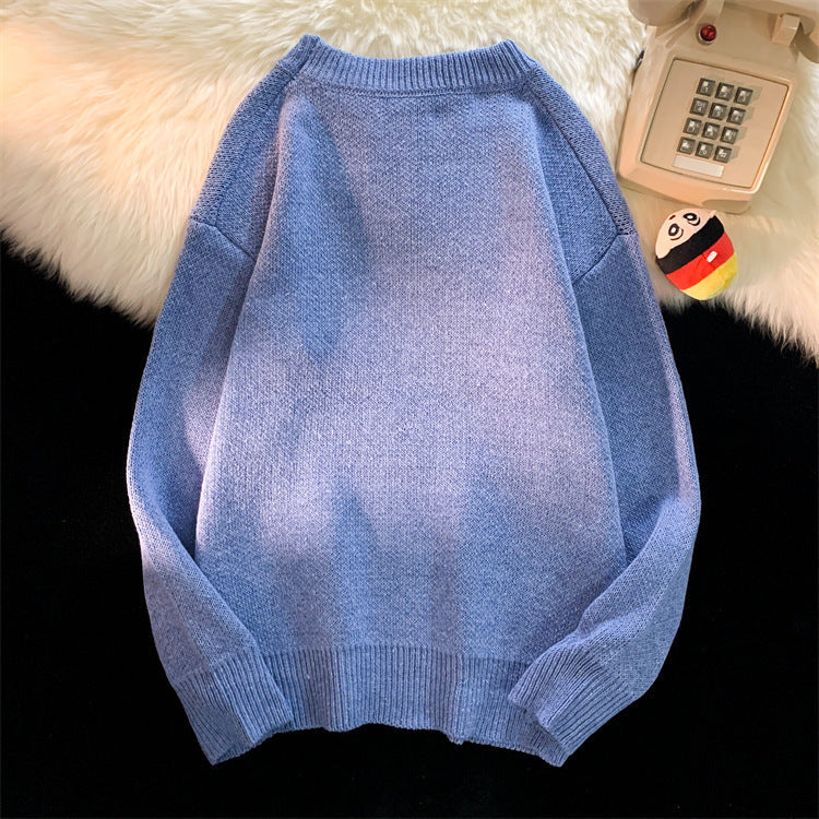 Pullover mit Hai-Klatschmuster