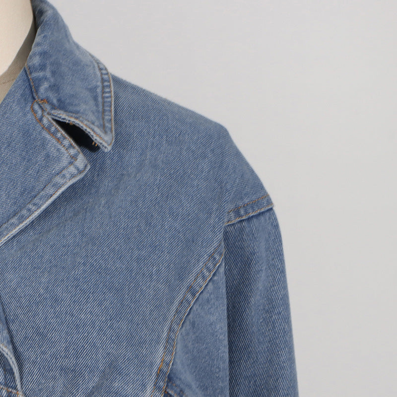 Kurze Jeansjacke