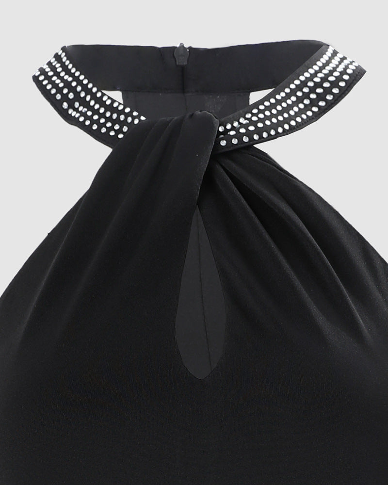 Vestido halter Indiana Elemental