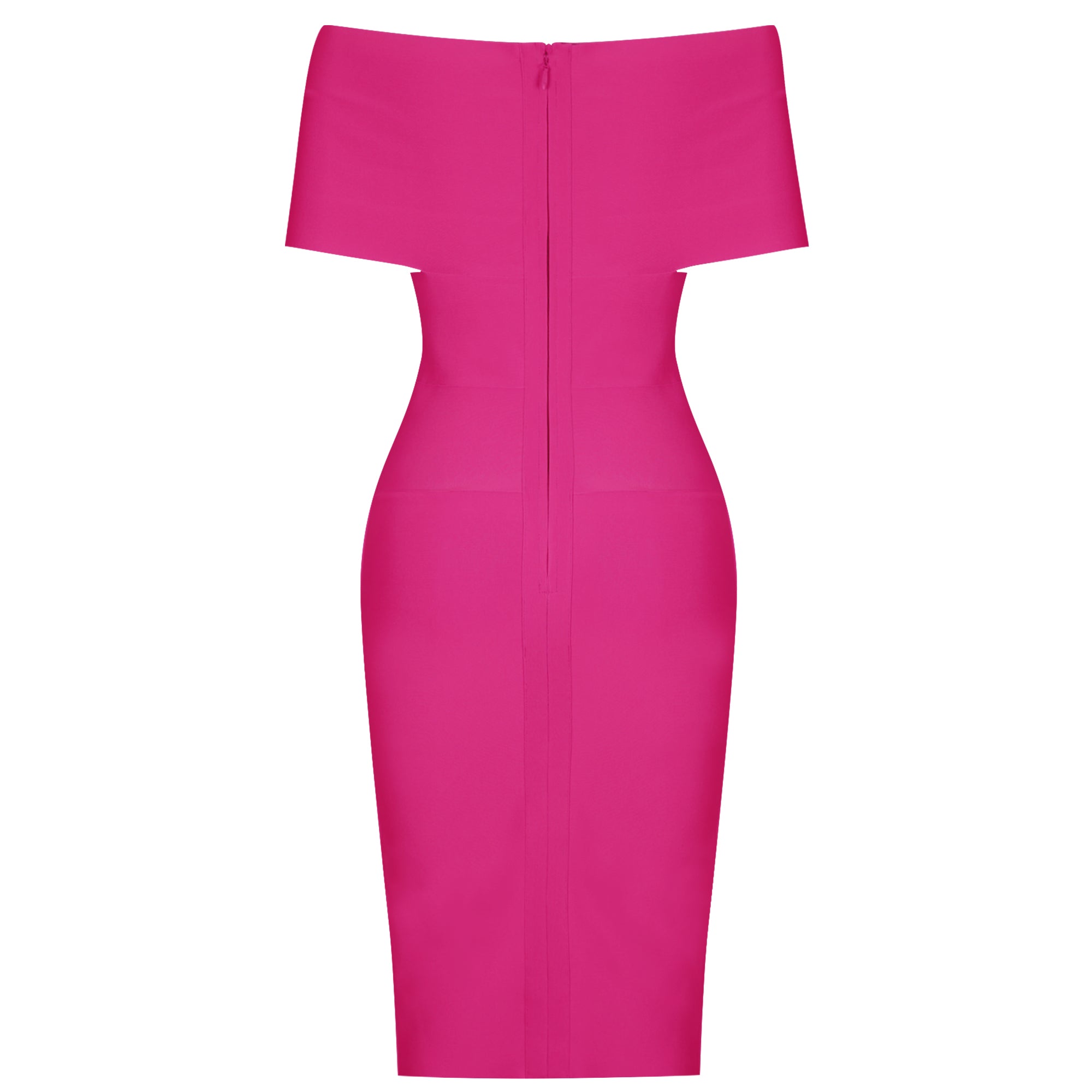 Off Shoulder Short Sleeve Elegant Bandage Dress