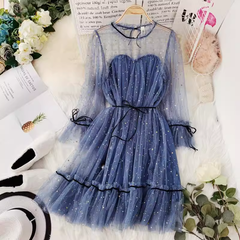 A-Linien-Tüllkleid