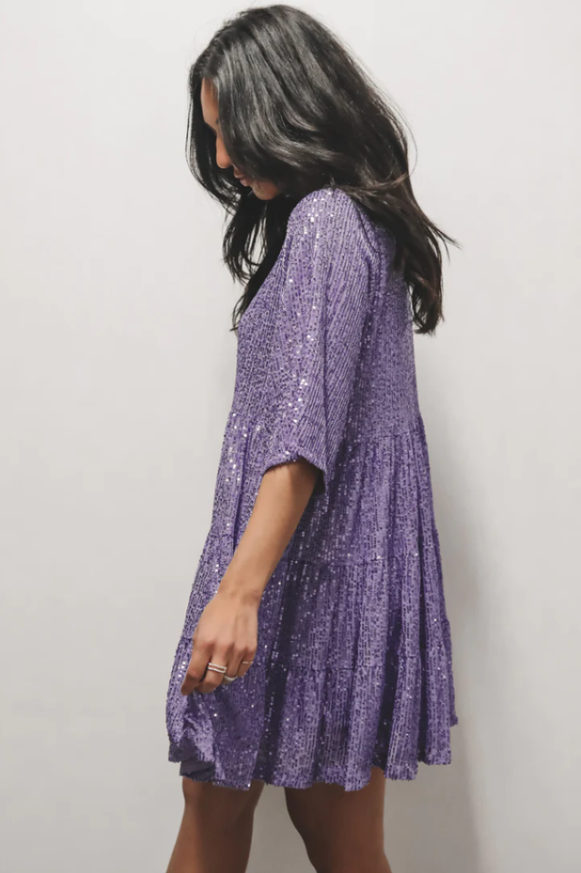 My Queen – Pailletten-Babydoll-Kleid