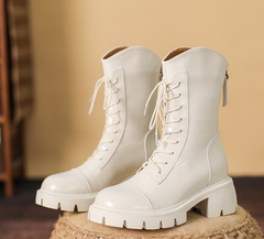 Trendy Moves – Kampfstiefel mit Schnürung