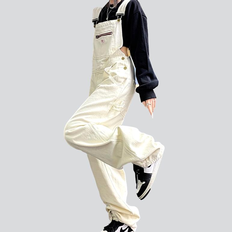 Urban Baggy Damen Jeans-Jumpsuit